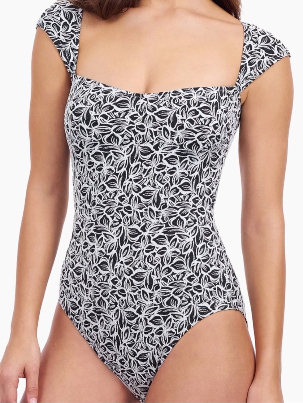 Profile by Gottex Plumeria One Piece Swimsuit 10 NWT